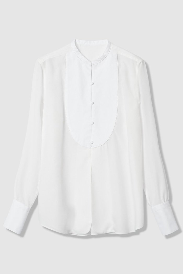 【アルアバイル/allureville】のボイルブザムシャツ インテリア・キッズ・メンズ・レディースファッション・服の通販 founy(ファニー) https://founy.com/ ファッション Fashion レディースファッション Fashion for Women トップス・カットソー Cut & Sew Tops シャツ・ブラウス・オフィスカジュアル Elegant Blouses & Button-Ups 2026年 2026 なめらか Smooth, Silky Texture カフス Cuff Design シルク Silk, 100% Silk ジャケット Jacket, Outerwear スリーブ Sleeve, Long Sleeve / Short Sleeve ドッキング Docking, Mixed Material ドレス Dress, One-Piece パイピング Piping, Trim Design メンズ Men's, Menswear ロング Long, Long-Length エレガント 上品 Elegant 夏 Summer 春 Spring S/S・春夏 SS, Spring/Summer, Warm Season |ID: prp329100004810997 ipo3291000000034921119