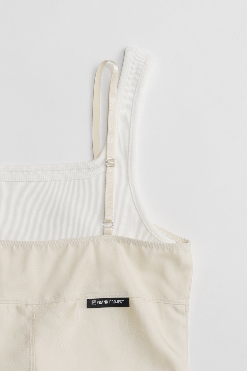 【プランク プロジェクト/PRANK PROJECT】のランジェリーコラージュトップ 人気、トレンドファッション・服の通販 founy(ファニー) 　ファッション　Fashion　レディースファッション　Fashion for Women　下着・ランジェリー　Lingerie & Intimates　その他ランジェリー・インナーアイテム　Other Lingerie / Intimates　トップス・カットソー　Cut & Sew Tops　インナー　Innerwear　サテン　Satin, Glossy Fabric　ジャケット　Jacket, Outerwear　スリーブ　Sleeve, Long Sleeve / Short Sleeve　タンク　Tank Top, Sleeveless Top　チュール　Tulip, Tulip Motif　テレコ　Ribbed, Rib Stitch　ボトム　Bottoms, Lower Wear　マニッシュ　Mannish, Boyish　ランジェリー　Lingerie, Intimate Wear　レース　Lace, Lace Fabric　ロング　Long, Long-Length　新作・新入荷　New Arrivals / New In　other-4|ID: prp329100004811944 ipo3291000000034930676