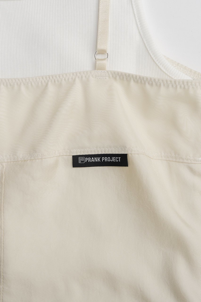 【プランク プロジェクト/PRANK PROJECT】のランジェリーコラージュトップ 人気、トレンドファッション・服の通販 founy(ファニー) 　ファッション　Fashion　レディースファッション　Fashion for Women　下着・ランジェリー　Lingerie & Intimates　その他ランジェリー・インナーアイテム　Other Lingerie / Intimates　トップス・カットソー　Cut & Sew Tops　インナー　Innerwear　サテン　Satin, Glossy Fabric　ジャケット　Jacket, Outerwear　スリーブ　Sleeve, Long Sleeve / Short Sleeve　タンク　Tank Top, Sleeveless Top　チュール　Tulip, Tulip Motif　テレコ　Ribbed, Rib Stitch　ボトム　Bottoms, Lower Wear　マニッシュ　Mannish, Boyish　ランジェリー　Lingerie, Intimate Wear　レース　Lace, Lace Fabric　ロング　Long, Long-Length　新作・新入荷　New Arrivals / New In　other-5|ID: prp329100004811944 ipo3291000000034930677