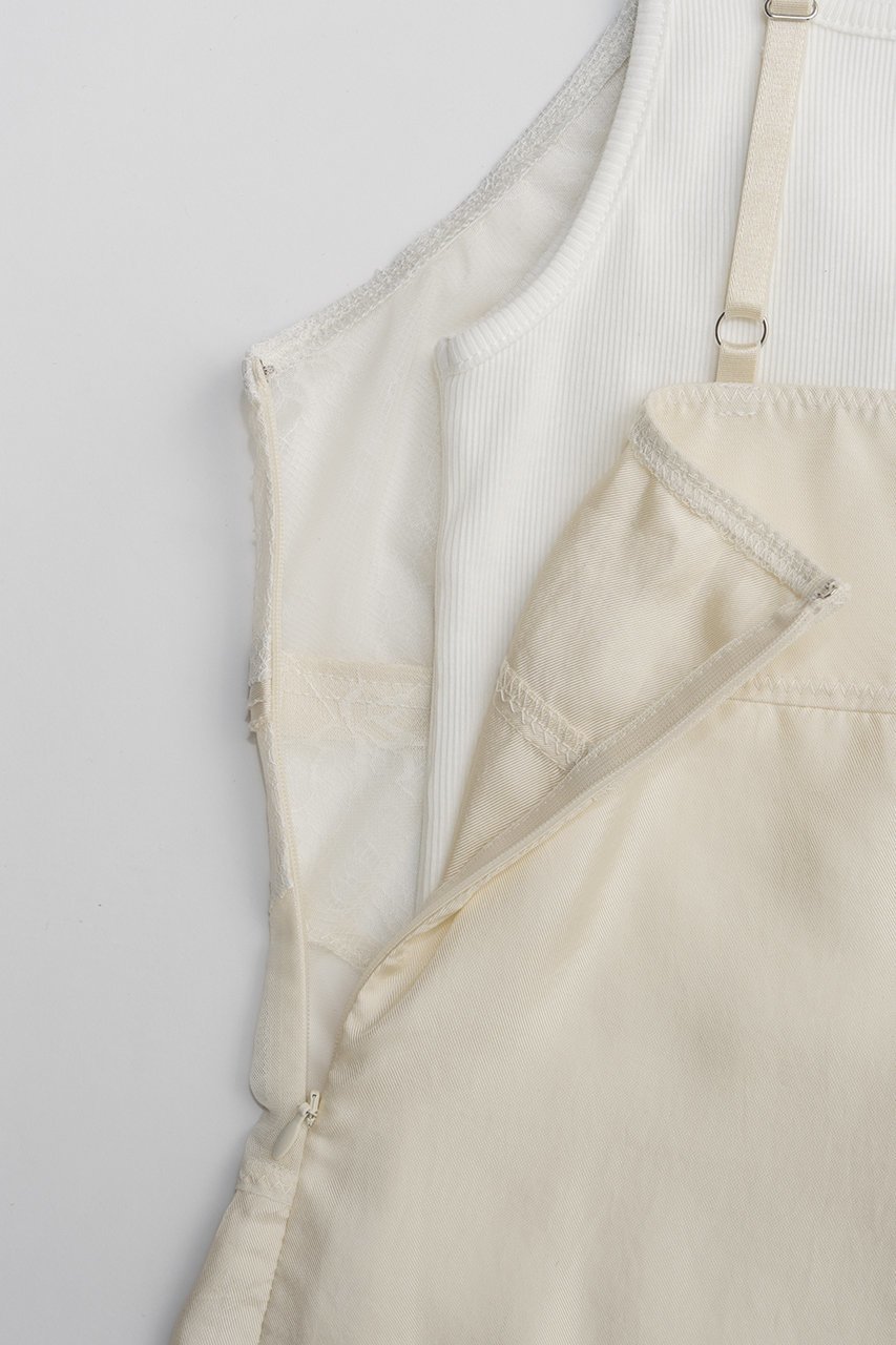 【プランク プロジェクト/PRANK PROJECT】のランジェリーコラージュトップ 人気、トレンドファッション・服の通販 founy(ファニー) 　ファッション　Fashion　レディースファッション　Fashion for Women　下着・ランジェリー　Lingerie & Intimates　その他ランジェリー・インナーアイテム　Other Lingerie / Intimates　トップス・カットソー　Cut & Sew Tops　インナー　Innerwear　サテン　Satin, Glossy Fabric　ジャケット　Jacket, Outerwear　スリーブ　Sleeve, Long Sleeve / Short Sleeve　タンク　Tank Top, Sleeveless Top　チュール　Tulip, Tulip Motif　テレコ　Ribbed, Rib Stitch　ボトム　Bottoms, Lower Wear　マニッシュ　Mannish, Boyish　ランジェリー　Lingerie, Intimate Wear　レース　Lace, Lace Fabric　ロング　Long, Long-Length　新作・新入荷　New Arrivals / New In　other-6|ID: prp329100004811944 ipo3291000000034930678