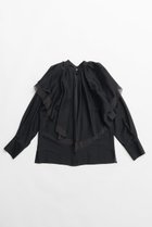 【プランク プロジェクト/PRANK PROJECT】のボリュームラッフル2WAYトップ BLK(ブラック)|ID: prp329100004811945 ipo3291000000034930683