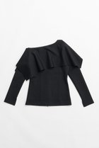 【プランク プロジェクト/PRANK PROJECT】のスリットネックカバートップ 人気、トレンドファッション・服の通販 founy(ファニー) ファッション Fashion レディースファッション Fashion for Women スカート Skirts ロングスカート Long Skirts / Maxi & Midi Skirts オケージョン Occasion Wear カットソー Cut and Sewn Top ストレッチ Stretch, Stretchy Fabric バランス Balance, Style Balance フィット Fit, Slim Fit フォルム Silhouette, Form ロング Long, Long-Length ワイド Wide, Wide Fit 新作・新入荷 New Arrivals / New In thumbnail BLK(ブラック)|ID: prp329100004811951 ipo3291000000034930738