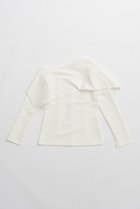 【プランク プロジェクト/PRANK PROJECT】のスリットネックカバートップ 人気、トレンドファッション・服の通販 founy(ファニー) ファッション Fashion レディースファッション Fashion for Women スカート Skirts ロングスカート Long Skirts / Maxi & Midi Skirts オケージョン Occasion Wear カットソー Cut and Sewn Top ストレッチ Stretch, Stretchy Fabric バランス Balance, Style Balance フィット Fit, Slim Fit フォルム Silhouette, Form ロング Long, Long-Length ワイド Wide, Wide Fit 新作・新入荷 New Arrivals / New In thumbnail WHT(ホワイト)|ID: prp329100004811951 ipo3291000000034930740