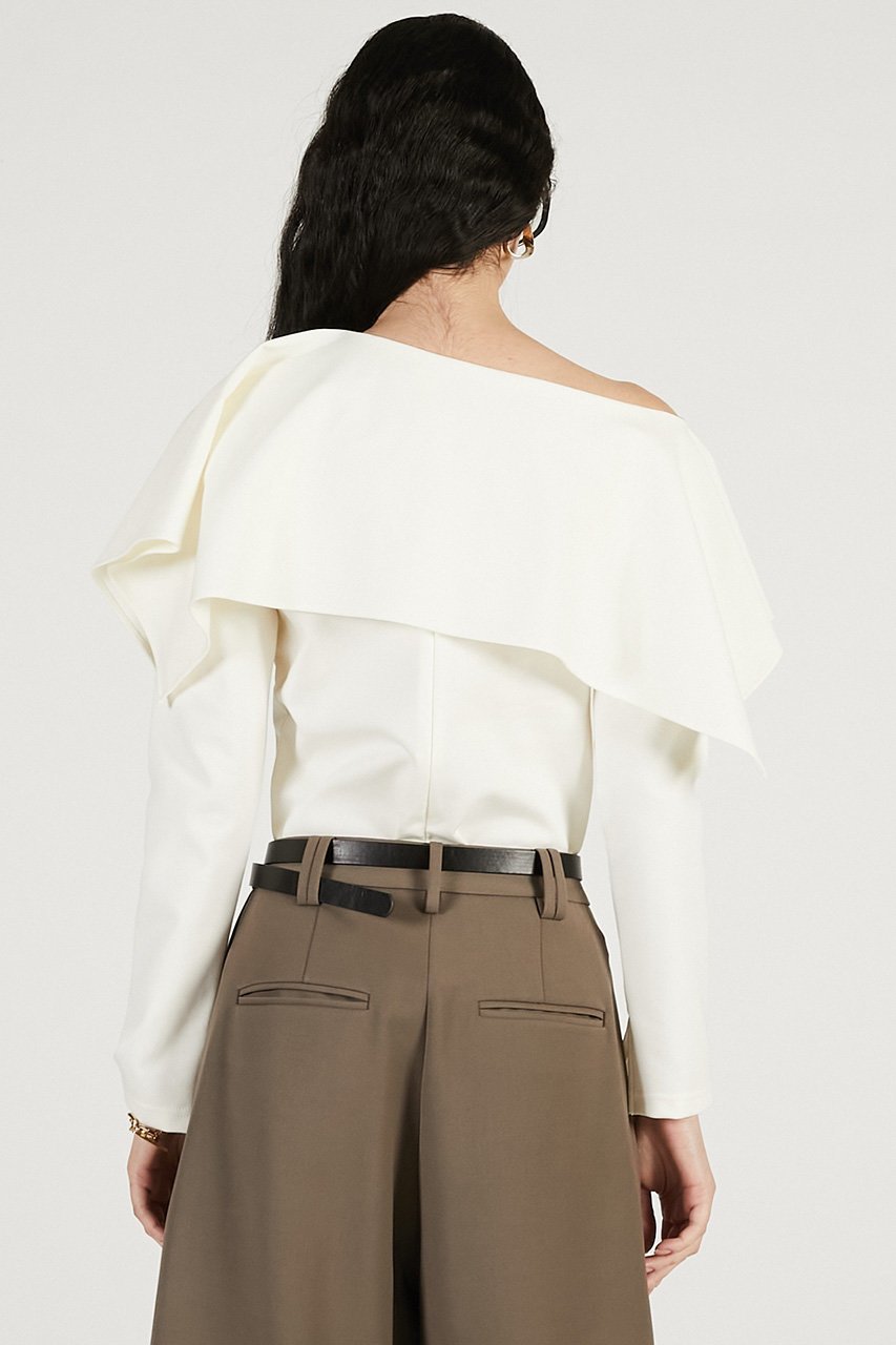 【プランク プロジェクト/PRANK PROJECT】のスリットネックカバートップ 人気、トレンドファッション・服の通販 founy(ファニー) 　ファッション　Fashion　レディースファッション　Fashion for Women　スカート　Skirts　ロングスカート　Long Skirts / Maxi & Midi Skirts　オケージョン　Occasion Wear　カットソー　Cut and Sewn Top　ストレッチ　Stretch, Stretchy Fabric　バランス　Balance, Style Balance　フィット　Fit, Slim Fit　フォルム　Silhouette, Form　ロング　Long, Long-Length　ワイド　Wide, Wide Fit　新作・新入荷　New Arrivals / New In　other-6|ID: prp329100004811951 ipo3291000000034930745