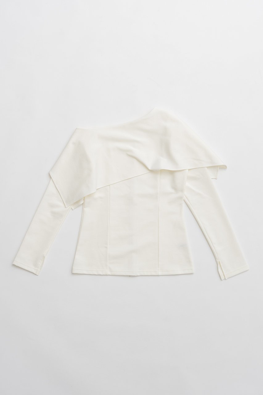 【プランク プロジェクト/PRANK PROJECT】のスリットネックカバートップ インテリア・キッズ・メンズ・レディースファッション・服の通販 founy(ファニー) ファッション Fashion レディースファッション Fashion for Women スカート Skirts ロングスカート Long Skirts / Maxi & Midi Skirts オケージョン Occasion Wear カットソー Cut and Sewn Top ストレッチ Stretch, Stretchy Fabric バランス Balance, Style Balance フィット Fit, Slim Fit フォルム Silhouette, Form ロング Long, Long-Length ワイド Wide, Wide Fit WHT(ホワイト)|ID: prp329100004811951 ipo3291000000035318275