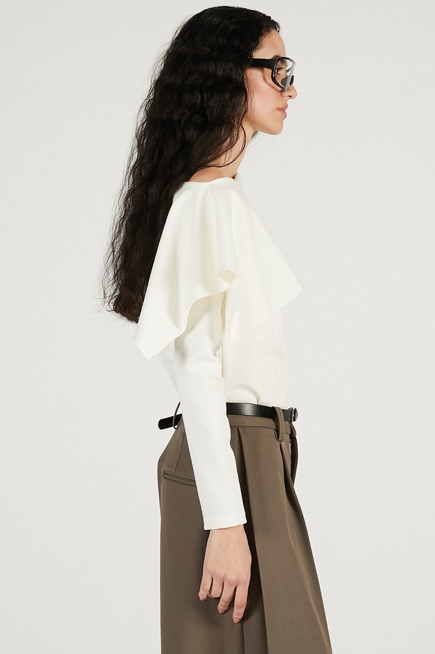 【プランク プロジェクト/PRANK PROJECT】のスリットネックカバートップ 人気、トレンドファッション・服の通販 founy(ファニー) ファッション Fashion レディースファッション Fashion for Women スカート Skirts ロングスカート Long Skirts / Maxi & Midi Skirts オケージョン Occasion Wear カットソー Cut and Sewn Top ストレッチ Stretch, Stretchy Fabric バランス Balance, Style Balance フィット Fit, Slim Fit フォルム Silhouette, Form ロング Long, Long-Length ワイド Wide, Wide Fit other-7|ID: prp329100004811951 ipo3291000000035318281