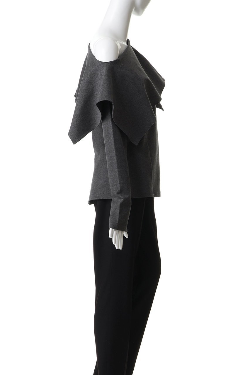 【プランク プロジェクト/PRANK PROJECT】のスリットネックカバートップ 人気、トレンドファッション・服の通販 founy(ファニー) 　ファッション　Fashion　レディースファッション　Fashion for Women　スカート　Skirts　ロングスカート　Long Skirts / Maxi & Midi Skirts　オケージョン　Occasion Wear　カットソー　Cut and Sewn Top　ストレッチ　Stretch, Stretchy Fabric　バランス　Balance, Style Balance　フィット　Fit, Slim Fit　フォルム　Silhouette, Form　ロング　Long, Long-Length　ワイド　Wide, Wide Fit　other-6|ID: prp329100004811951 ipo3291000000036370768