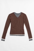 【プランク プロジェクト/PRANK PROJECT】のダブルネックレイヤードトップ 人気、トレンドファッション・服の通販 founy(ファニー) ファッション Fashion レディースファッション Fashion for Women スカート Skirts ロングスカート Long Skirts / Maxi & Midi Skirts なめらか Smooth, Silky Texture パウダー Powder, Soft Tone ロング Long, Long-Length 新作・新入荷 New Arrivals / New In |ID:prp329100004811952