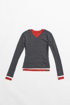 【プランク プロジェクト/PRANK PROJECT】のダブルネックレイヤードトップ 人気、トレンドファッション・服の通販 founy(ファニー) ファッション Fashion レディースファッション Fashion for Women スカート Skirts ロングスカート Long Skirts / Maxi & Midi Skirts なめらか Smooth, Silky Texture パウダー Powder, Soft Tone ロング Long, Long-Length 新作・新入荷 New Arrivals / New In thumbnail GRY(グレー)|ID: prp329100004811952 ipo3291000000034930750