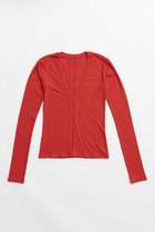 【プランク プロジェクト/PRANK PROJECT】のディープVネックトップ RED(レッド)|ID: prp329100004811953 ipo3291000000034930762