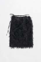 【プランク プロジェクト/PRANK PROJECT】のシアーフェザーラップスカート BLK(ブラック)|ID: prp329100004811954 ipo3291000000034930771