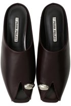 【プランク プロジェクト/PRANK PROJECT】のオープントゥメタルフラットミュール BRD(ボルドー)|ID: prp329100004811956 ipo3291000000036213399