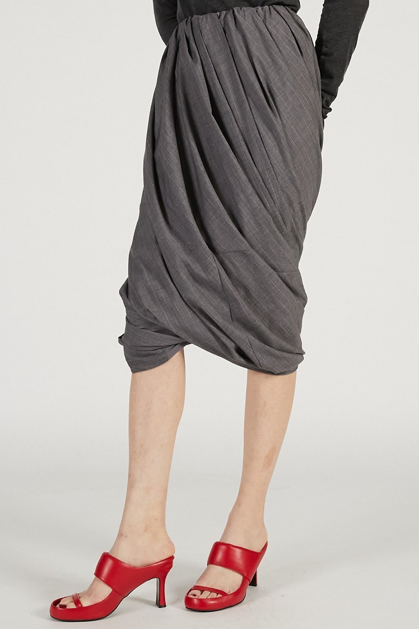 【プランク プロジェクト/PRANK PROJECT】のツイストミディスカート 人気、トレンドファッション・服の通販 founy(ファニー) 　ファッション　Fashion　レディースファッション　Fashion for Women　スカート　Skirts　ロングスカート　Long Skirts / Maxi & Midi Skirts　おすすめ　Recommended / Our Picks　アシンメトリー　Asymmetrical Style　エアリー　Airy Texture　シアー　Sheer, See-Through　シンプル　Simple, Minimal　ジャケット　Jacket, Outerwear　ソックス　Socks, Hosiery　ツイスト　Tweed, Tweed Fabric　バランス　Balance, Style Balance　ロング　Long, Long-Length　軽量　Lightweight, Ultra Light　other-7|ID: prp329100004811959 ipo3291000000036023136