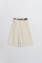 【プランク プロジェクト/PRANK PROJECT】のベルテッドハーフパンツ WHT(ホワイト)|ID: prp329100004811960 ipo3291000000034930825