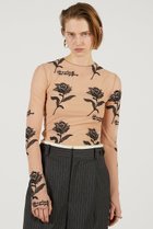 【プランク プロジェクト/PRANK PROJECT】のフラワーエンブロイダリートップス 人気、トレンドファッション・服の通販 founy(ファニー) ファッション Fashion レディースファッション Fashion for Women トップス・カットソー Cut & Sew Tops シャツ・ブラウス・オフィスカジュアル Elegant Blouses & Button-Ups ロングTシャツ・Tシャツ Longline T-Shirts & Tees カットソー・ベーシックTシャツ Cut-and-Sewn Tops / Stretch Tees & Basics おすすめ Recommended / Our Picks インナー Innerwear ジャケット Jacket, Outerwear スリーブ Sleeve, Long Sleeve / Short Sleeve チュール Tulip, Tulip Motif ロング Long, Long-Length 手描き Hand-Drawn, Illustrated 新作・新入荷 New Arrivals / New In thumbnail BGE(ベージュ)|ID: prp329100004811963 ipo3291000000034930853