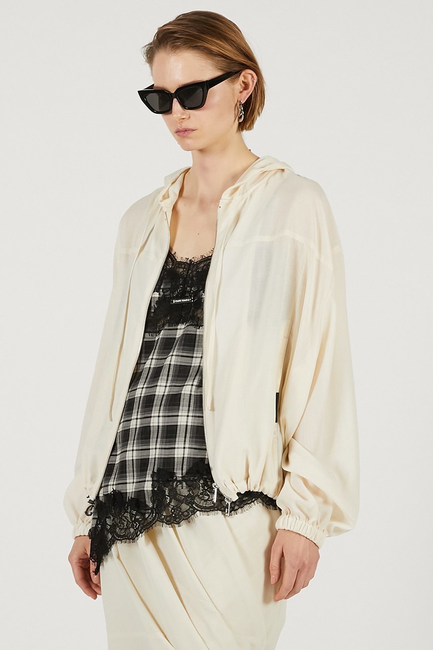 【プランク プロジェクト/PRANK PROJECT】のライトトロジップフーディ 人気、トレンドファッション・服の通販 founy(ファニー) 　ファッション　Fashion　レディースファッション　Fashion for Women　トップス・カットソー　Cut & Sew Tops　シャツ・ブラウス・オフィスカジュアル　Elegant Blouses & Button-Ups　シアー　Sheer, See-Through　スリーブ　Sleeve, Long Sleeve / Short Sleeve　セットアップ　Set-Up, Coordinated Outfit　パーカー　Hoodie, Parka　ロング　Long, Long-Length　夏　Summer　新作・新入荷　New Arrivals / New In　軽量　Lightweight, Ultra Light　other-3|ID: prp329100004811966 ipo3291000000034930885