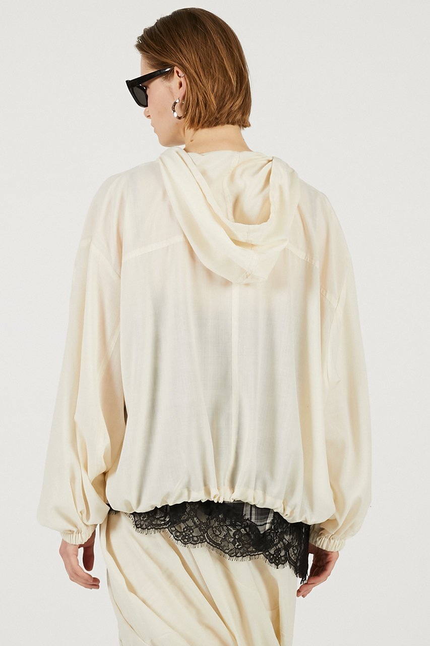 【プランク プロジェクト/PRANK PROJECT】のライトトロジップフーディ 人気、トレンドファッション・服の通販 founy(ファニー) 　ファッション　Fashion　レディースファッション　Fashion for Women　トップス・カットソー　Cut & Sew Tops　シャツ・ブラウス・オフィスカジュアル　Elegant Blouses & Button-Ups　シアー　Sheer, See-Through　スリーブ　Sleeve, Long Sleeve / Short Sleeve　セットアップ　Set-Up, Coordinated Outfit　パーカー　Hoodie, Parka　ロング　Long, Long-Length　夏　Summer　新作・新入荷　New Arrivals / New In　軽量　Lightweight, Ultra Light　other-4|ID: prp329100004811966 ipo3291000000034930887