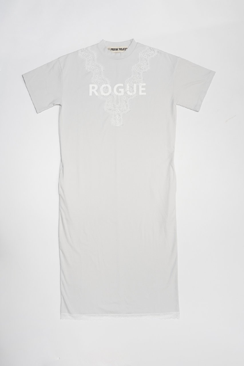 【プランク プロジェクト/PRANK PROJECT】のROGUEマキシワンピース インテリア・キッズ・メンズ・レディースファッション・服の通販 founy(ファニー) 　ファッション　Fashion　レディースファッション　Fashion for Women　ワンピース　Dresses　チュニック　Tunic Tops & Dresses　マキシ丈ワンピース・ロングドレス　Maxi Dresses / Long One-Pieces　ジャケット　Jacket, Outerwear　チュニック　Tunic, Long Top　デニム　Denim, Jeans Material　ピーチ　Peach, Soft Touch　ブルゾン　Blouson, Bomber Jacket　プリント　Print, Printed Pattern　ポケット　Pocket, Pocket Detail　マキシ　Maxi, Full Length　レース　Lace, Lace Fabric　ロング　Long, Long-Length　GRY(グレー)|ID: prp329100004811969 ipo3291000000035689700