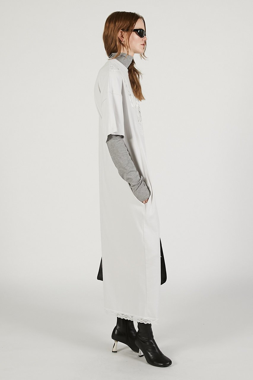 【プランク プロジェクト/PRANK PROJECT】のROGUEマキシワンピース 人気、トレンドファッション・服の通販 founy(ファニー) 　ファッション　Fashion　レディースファッション　Fashion for Women　ワンピース　Dresses　チュニック　Tunic Tops & Dresses　マキシ丈ワンピース・ロングドレス　Maxi Dresses / Long One-Pieces　ジャケット　Jacket, Outerwear　チュニック　Tunic, Long Top　デニム　Denim, Jeans Material　ピーチ　Peach, Soft Touch　ブルゾン　Blouson, Bomber Jacket　プリント　Print, Printed Pattern　ポケット　Pocket, Pocket Detail　マキシ　Maxi, Full Length　レース　Lace, Lace Fabric　ロング　Long, Long-Length　other-5|ID: prp329100004811969 ipo3291000000035689708