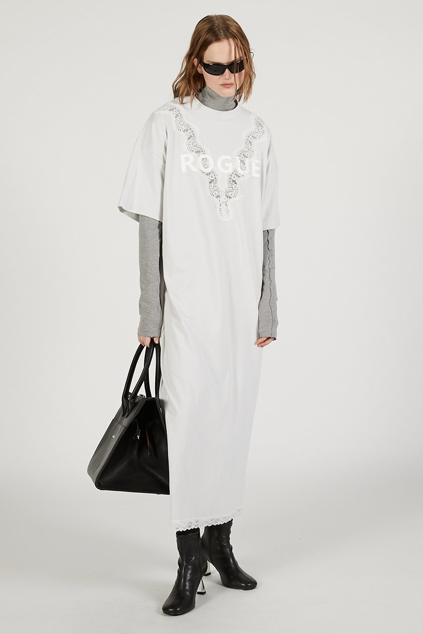 【プランク プロジェクト/PRANK PROJECT】のROGUEマキシワンピース 人気、トレンドファッション・服の通販 founy(ファニー) 　ファッション　Fashion　レディースファッション　Fashion for Women　ワンピース　Dresses　チュニック　Tunic Tops & Dresses　マキシ丈ワンピース・ロングドレス　Maxi Dresses / Long One-Pieces　ジャケット　Jacket, Outerwear　チュニック　Tunic, Long Top　デニム　Denim, Jeans Material　ピーチ　Peach, Soft Touch　ブルゾン　Blouson, Bomber Jacket　プリント　Print, Printed Pattern　ポケット　Pocket, Pocket Detail　マキシ　Maxi, Full Length　レース　Lace, Lace Fabric　ロング　Long, Long-Length　other-7|ID: prp329100004811969 ipo3291000000035689710