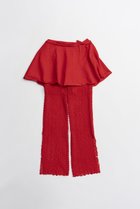 【プランク プロジェクト/PRANK PROJECT】のスカートコンビニットパンツ RED(レッド)|ID: prp329100004811970 ipo3291000000034930914