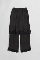 【プランク プロジェクト/PRANK PROJECT】のトリムレース2WAYパンツ 人気、トレンドファッション・服の通販 founy(ファニー) ファッション Fashion レディースファッション Fashion for Women パンツ Pants & Trousers おすすめ Recommended / Our Picks シルク Silk, 100% Silk ジャケット Jacket, Outerwear スウェット / スエット Sweatshirt, Sweatwear チェック Check, Plaid, Tartan バランス Balance, Style Balance パターン Pattern, Design Print フェミニン Feminine, Girly ブルゾン Blouson, Bomber Jacket レース Lace, Lace Fabric 新作・新入荷 New Arrivals / New In 旅行 Travel 無地 Plain, Solid Color |ID:prp329100004811971