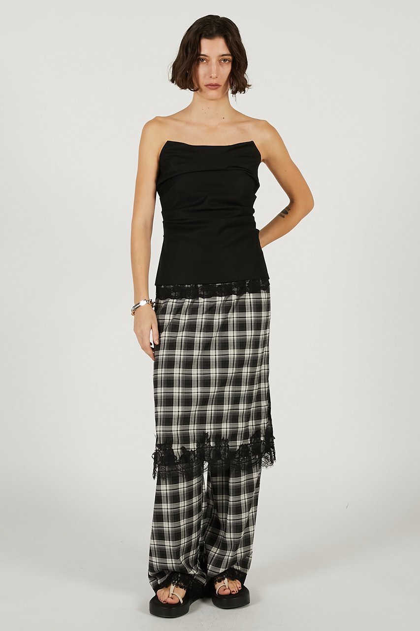 【プランク プロジェクト/PRANK PROJECT】のトリムレース2WAYパンツ 人気、トレンドファッション・服の通販 founy(ファニー) 　ファッション　Fashion　レディースファッション　Fashion for Women　パンツ　Pants & Trousers　2026年　2026　おすすめ　Recommended / Our Picks　シルク　Silk, 100% Silk　ジャケット　Jacket, Outerwear　スウェット / スエット　Sweatshirt, Sweatwear　チェック　Check, Plaid, Tartan　バランス　Balance, Style Balance　パターン　Pattern, Design Print　フェミニン　Feminine, Girly　ブルゾン　Blouson, Bomber Jacket　レース　Lace, Lace Fabric　再入荷　Restock / Back in Stock　夏　Summer　旅行　Travel　春　Spring　S/S・春夏　SS, Spring/Summer, Warm Season　無地　Plain, Solid Color　other-2|ID: prp329100004811971 ipo3291000000034930933