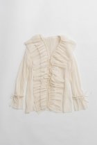 【プランク プロジェクト/PRANK PROJECT】のクレープシフォンチュニック IVR(アイボリー)|ID: prp329100004811975 ipo3291000000034930962