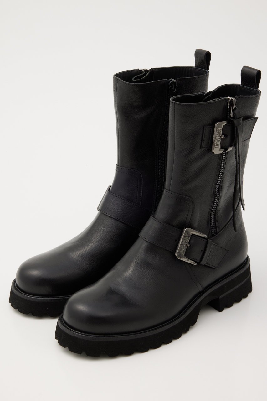 【スタッカート/STACCATO】のエンジニアライクミドルブーツ インテリア・キッズ・メンズ・レディースファッション・服の通販 founy(ファニー) 　ファッション　Fashion　レディースファッション　Fashion for Women　おすすめ　Recommended / Our Picks　ミドル　Middle Length, Mid Height　ワイド　Wide, Wide Fit　ヴィンテージ　Vintage Style　ブラック|ID: prp329100004812837 ipo3291000000034940050