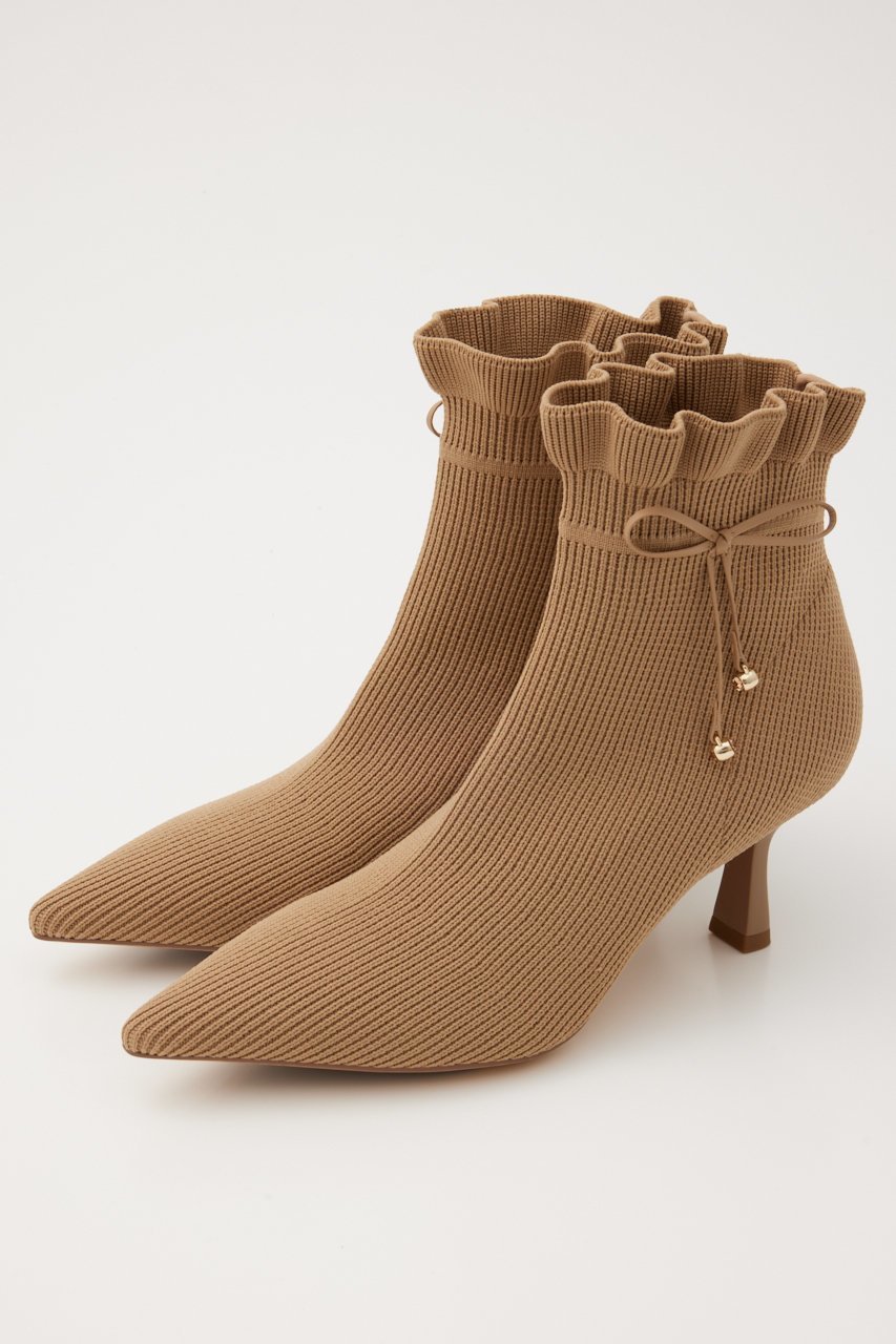 【スタッカート/STACCATO】のハープリボンニットブーツ 人気、トレンドファッション・服の通販 founy(ファニー) 　ファッション　Fashion　レディースファッション　Fashion for Women　ショート　Short, Short Length　フォルム　Silhouette, Form　ミドル　Middle Length, Mid Height　ラッフル　Ruffle, Frill　リボン　Ribbon, Bow　other-2|ID: prp329100004812842 ipo3291000000034940206