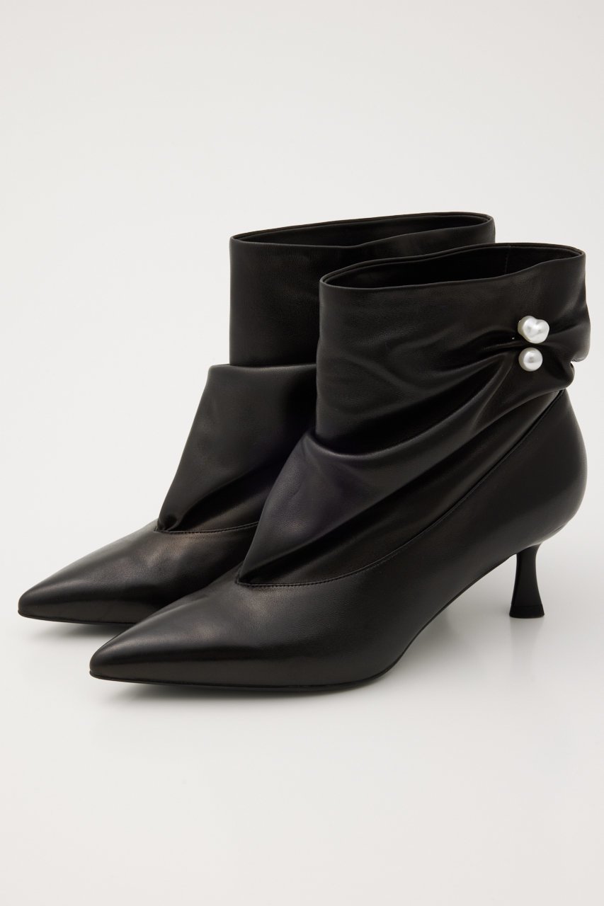 【スタッカート/STACCATO】のサイドビーンズルーズブーティー インテリア・キッズ・メンズ・レディースファッション・服の通販 founy(ファニー) 　ファッション　Fashion　レディースファッション　Fashion for Women　おすすめ　Recommended / Our Picks　ショート　Short, Short Length　スリム　Slim, Slim Fit　トレンド　Trend, Trending Now　パール　Pearl, Pearl Accent　ワイド　Wide, Wide Fit　今季　This Season, Current Season　ブラック|ID: prp329100004812844 ipo3291000000034940224