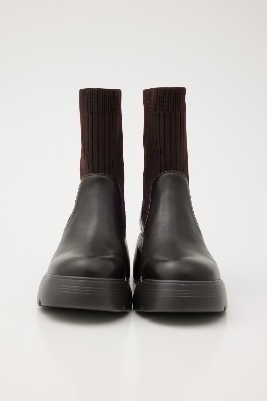 【スタッカート/STACCATO】のコロネリブニットコンビブーツ 人気、トレンドファッション・服の通販 founy(ファニー) 　ファッション　Fashion　レディースファッション　Fashion for Women　ショート　Short, Short Length　トレンド　Trend, Trending Now　フィット　Fit, Slim Fit　リブニット　Rib Knit, Ribbed Knit　軽量　Lightweight, Ultra Light　other-3|ID: prp329100004812848 ipo3291000000034940266