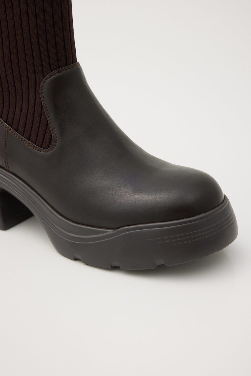 【スタッカート/STACCATO】のコロネリブニットコンビブーツ 人気、トレンドファッション・服の通販 founy(ファニー) 　ファッション　Fashion　レディースファッション　Fashion for Women　ショート　Short, Short Length　トレンド　Trend, Trending Now　フィット　Fit, Slim Fit　リブニット　Rib Knit, Ribbed Knit　軽量　Lightweight, Ultra Light　other-7|ID: prp329100004812848 ipo3291000000034940270