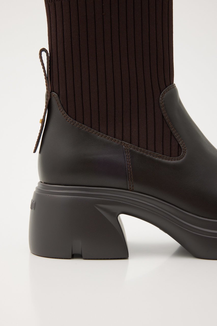 【スタッカート/STACCATO】のコロネリブニットコンビブーツ 人気、トレンドファッション・服の通販 founy(ファニー) 　ファッション　Fashion　レディースファッション　Fashion for Women　ショート　Short, Short Length　トレンド　Trend, Trending Now　フィット　Fit, Slim Fit　リブニット　Rib Knit, Ribbed Knit　軽量　Lightweight, Ultra Light　other-6|ID: prp329100004812848 ipo3291000000035540514