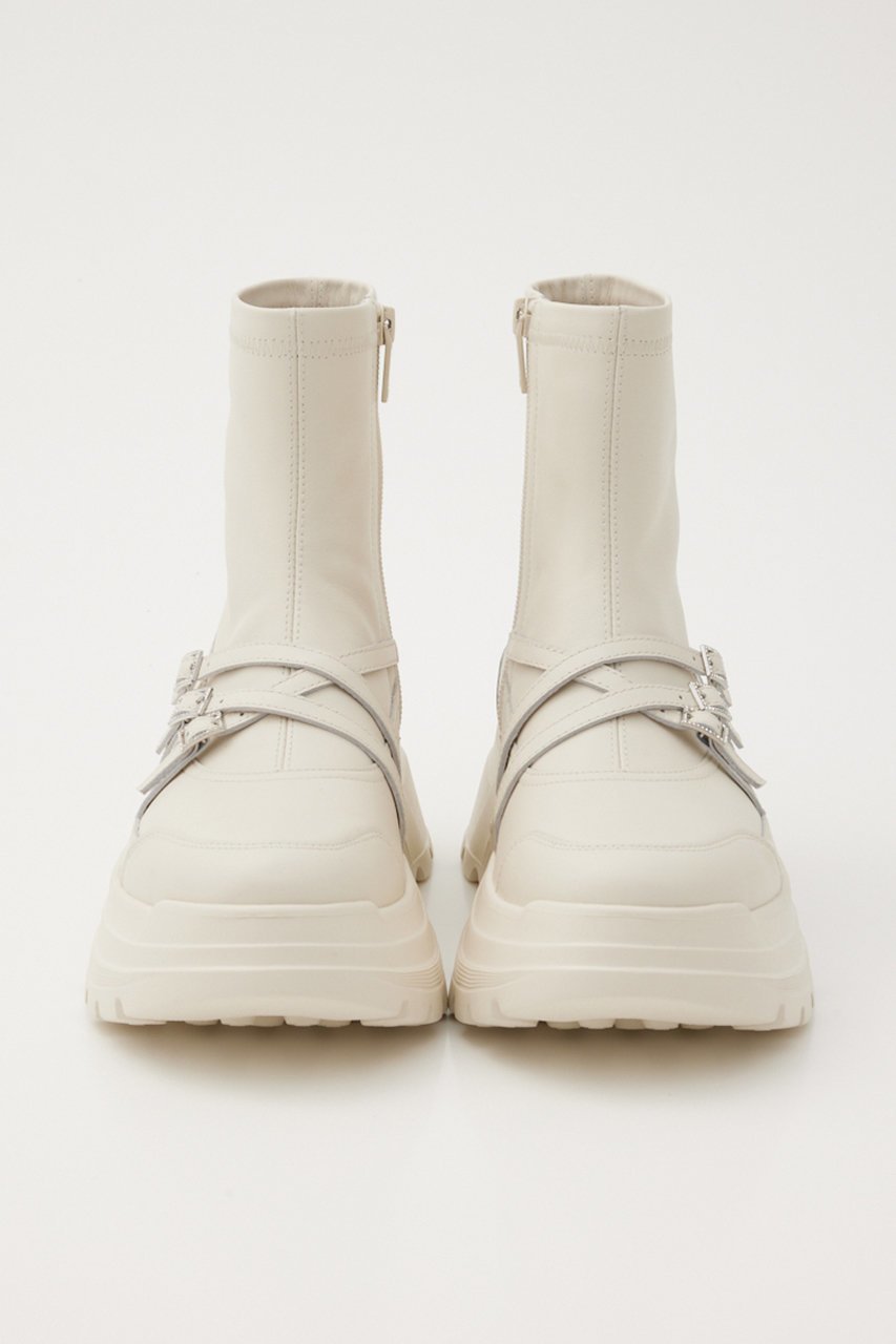 【スタッカート/STACCATO】のスポーティーベルトコンビブーツ 人気、トレンドファッション・服の通販 founy(ファニー) 　ファッション　Fashion　レディースファッション　Fashion for Women　ベルト&ウエストマーク　Belts & Waist Accessories　ショート　Short, Short Length　トリプル　Triple, Three Layers　ライニング　Inner Lining, Inner Fabric, Lined　防寒　Cold Protection, Winter-Ready　other-3|ID: prp329100004812850 ipo3291000000034940295