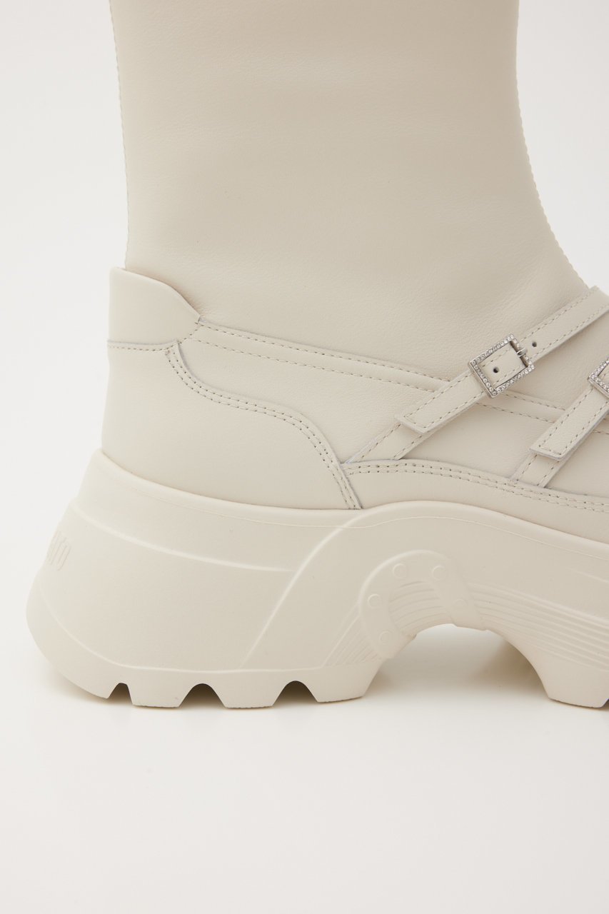 【スタッカート/STACCATO】のスポーティーベルトコンビブーツ 人気、トレンドファッション・服の通販 founy(ファニー) 　ファッション　Fashion　レディースファッション　Fashion for Women　ベルト&ウエストマーク　Belts & Waist Accessories　ショート　Short, Short Length　トリプル　Triple, Three Layers　ライニング　Inner Lining, Inner Fabric, Lined　防寒　Cold Protection, Winter-Ready　other-6|ID: prp329100004812850 ipo3291000000034940298