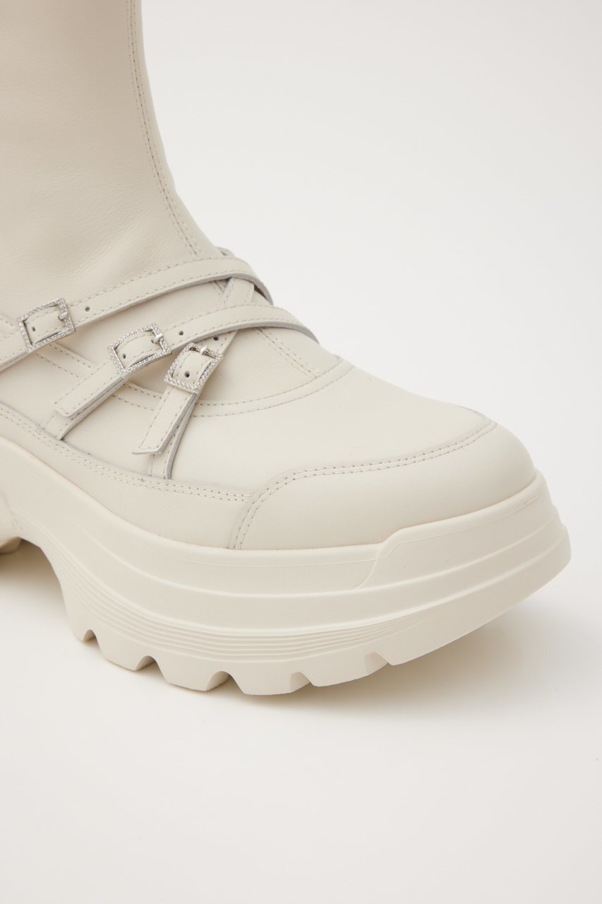 【スタッカート/STACCATO】のスポーティーベルトコンビブーツ 人気、トレンドファッション・服の通販 founy(ファニー) 　ファッション　Fashion　レディースファッション　Fashion for Women　ベルト&ウエストマーク　Belts & Waist Accessories　ショート　Short, Short Length　トリプル　Triple, Three Layers　ライニング　Inner Lining, Inner Fabric, Lined　防寒　Cold Protection, Winter-Ready　other-7|ID: prp329100004812850 ipo3291000000034940299