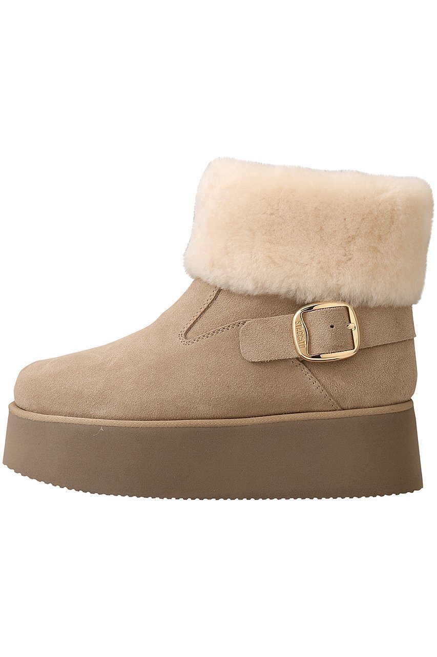 【スタッカート/STACCATO】のアポロプラットフォームブーツ インテリア・キッズ・メンズ・レディースファッション・服の通販 founy(ファニー) 　ファッション　Fashion　レディースファッション　Fashion for Women　ショート　Short, Short Length　ライニング　Inner Lining, Inner Fabric, Lined　厚底　Platform Shoes　A/W・秋冬　Autumn/Winter　ダークグレージュ|ID: prp329100004812854 ipo3291000000035540578