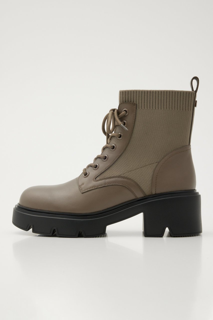 【スタッカート/STACCATO】のバルーレースアップニットコンビブーツ 人気、トレンドファッション・服の通販 founy(ファニー) 　ファッション　Fashion　レディースファッション　Fashion for Women　コンビ　Combo, Combination Style　ショート　Short, Short Length　バランス　Balance, Style Balance　フェミニン　Feminine, Girly　ミドル　Middle Length, Mid Height　人気　Popular, Best Seller　軽量　Lightweight, Ultra Light　other-2|ID: prp329100004812856 ipo3291000000035540603