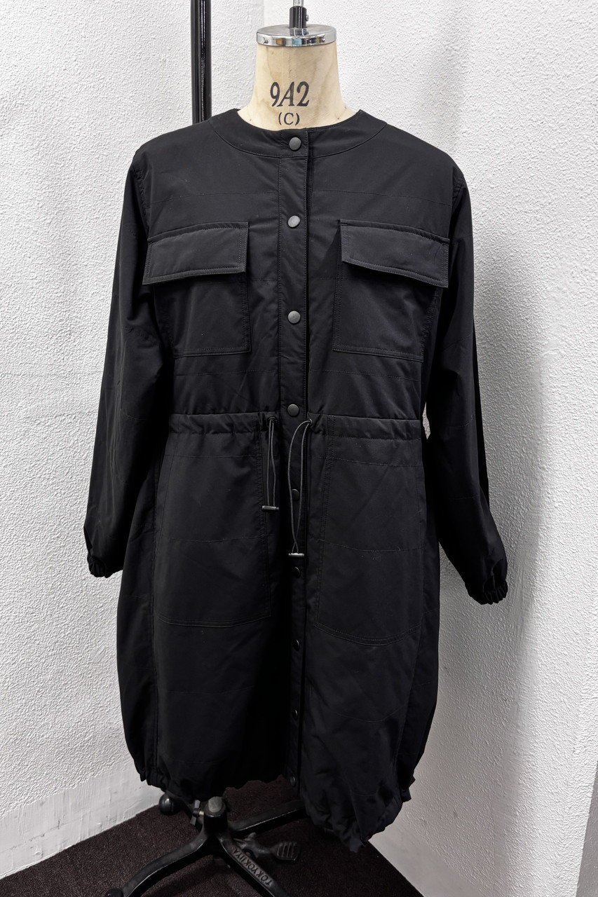 【レリル/lelill】のユーティリティー2WAYコート インテリア・キッズ・メンズ・レディースファッション・服の通販 founy(ファニー) 　ファッション　Fashion　レディースファッション　Fashion for Women　アウター　Coat / Outerwear Collection　コート・ロングコート・ピーコート　Long Coats, Peacoats & More　オケージョン　Occasion Wear　シンプル　Simple, Minimal　タフタ　Taffeta, Structured Fabric　トレンド　Trend, Trending Now　ドローコード　Drawcord, Drawstring Cord　パターン　Pattern, Design Print　フィット　Fit, Slim Fit　ポケット　Pocket, Pocket Detail　ミリタリー　Military, Army Style　モチーフ　Motif, Design Theme　リバーシブル　Reversible, Two-Sided　ロング　Long, Long-Length　新作・新入荷　New Arrivals / New In　ブラック|ID: prp329100004812857 ipo3291000000034940870