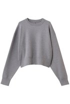 【ガリャルダガランテ/GALLARDAGALANTE】のスウェットライククルーニット グレー|ID: prp329100004813678 ipo3291000000036023225