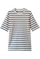 【ジル サンダー/JIL SANDER】の【JIL SANDER+】クルーネック ショートスリーブ ボーダーTシャツ コーンシルク|ID: prp329100004813683 ipo3291000000036185563