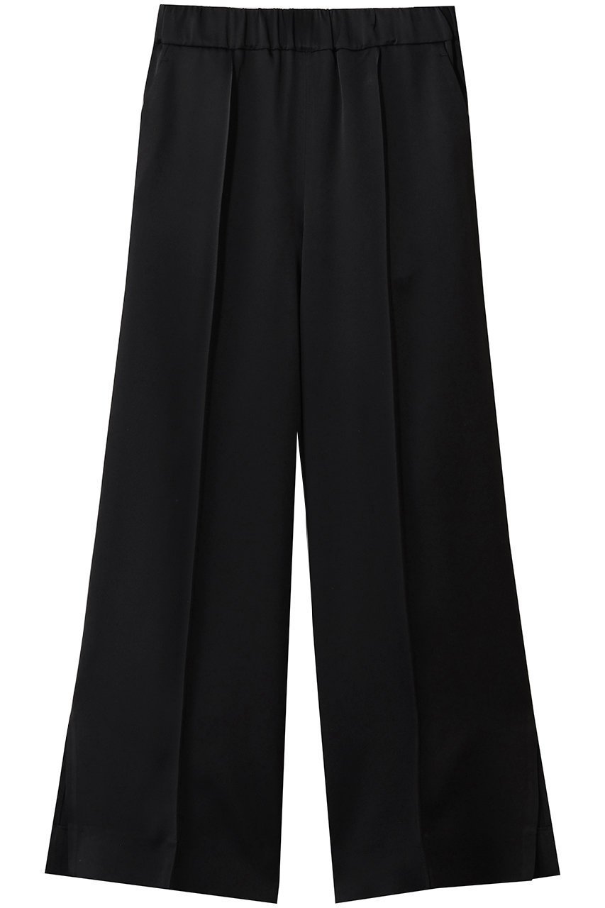 【ジル サンダー/JIL SANDER】のリラクシー ピンタックパンツ インテリア・キッズ・メンズ・レディースファッション・服の通販 founy(ファニー) 　ファッション　Fashion　レディースファッション　Fashion for Women　パンツ　Pants & Trousers　2026年　2026　ストレート　Straight, Straight Cut　スリット　Slit, Slit Detail　ロング　Long, Long-Length　夏　Summer　春　Spring　S/S・春夏　SS, Spring/Summer, Warm Season　ブラック|ID: prp329100004813687 ipo3291000000035566867