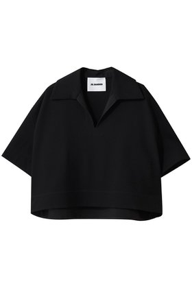 【ジル サンダー/JIL SANDER】のオープンカラー ジャージーショートスリーブ トップス 人気、トレンドファッション・服の通販 founy(ファニー) ファッション Fashion レディースファッション Fashion for Women トップス・カットソー Cut & Sew Tops シャツ・ブラウス・オフィスカジュアル Elegant Blouses & Button-Ups ロングTシャツ・Tシャツ Longline T-Shirts & Tees カットソー・ベーシックTシャツ Cut-and-Sewn Tops / Stretch Tees & Basics 2026年 2026 ショート Short, Short Length スタイリッシュ Stylish, Fashionable スラックス Slacks, Dress Pants スリーブ Sleeve, Long Sleeve / Short Sleeve デニム Denim, Jeans Material ポロシャツ Polo Shirt, Collared Tee 夏 Summer 春 Spring S/S・春夏 SS, Spring/Summer, Warm Season |ID:prp329100004813688