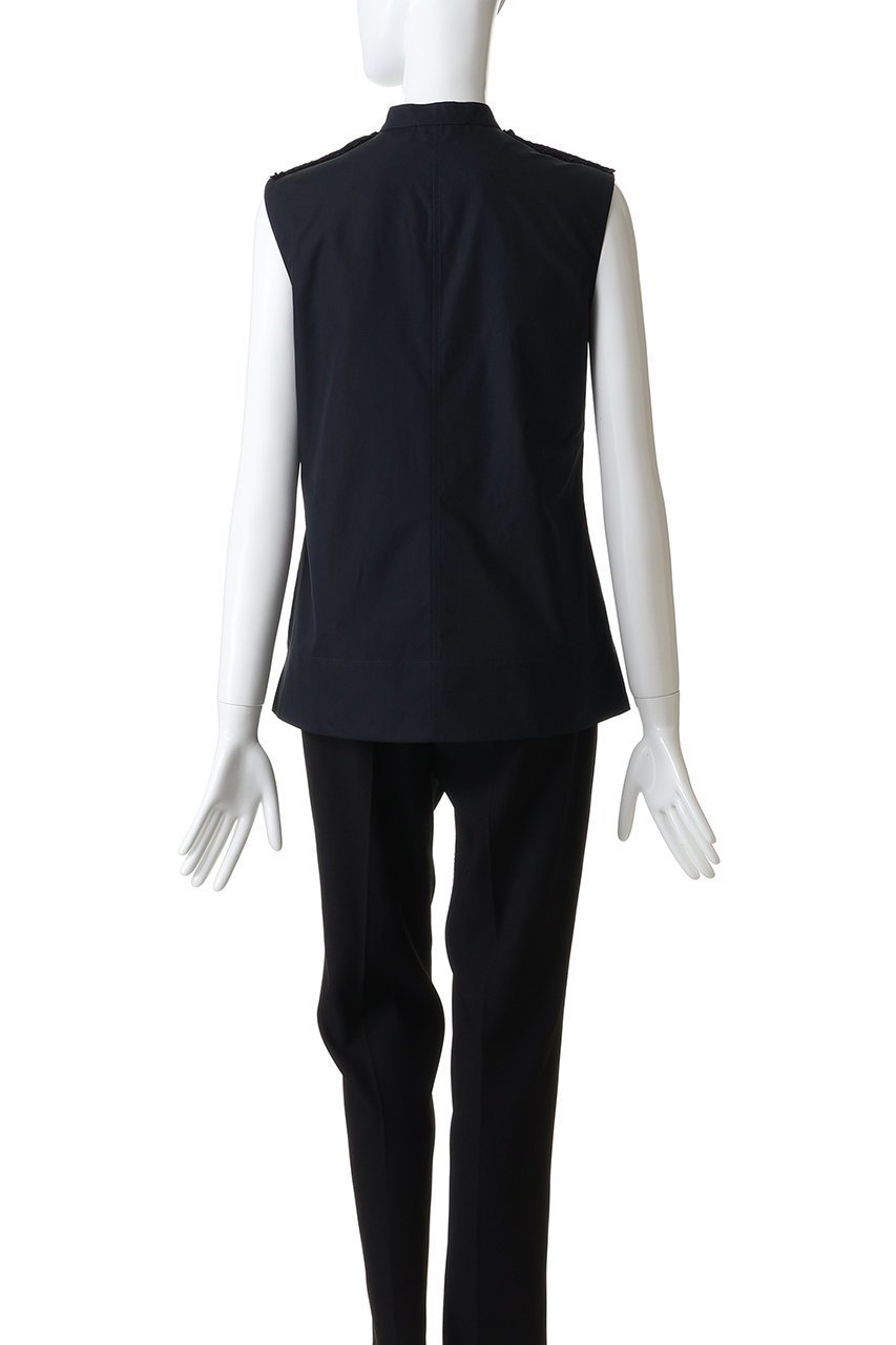 【ジル サンダー/JIL SANDER】のノースリーブ カラーシャツ 人気、トレンドファッション・服の通販 founy(ファニー) 　ファッション　Fashion　レディースファッション　Fashion for Women　トップス・カットソー　Cut & Sew Tops　キャミソール&ノースリーブ　Camisoles & Sleeveless Tops　シャツ・ブラウス・オフィスカジュアル　Elegant Blouses & Button-Ups　2026年　2026　ショルダー　Shoulder, Shoulder Strap　ノースリーブ　Sleeveless, No-Sleeve　フリル　Frill, Ruffle　夏　Summer　春　Spring　S/S・春夏　SS, Spring/Summer, Warm Season　other-4|ID: prp329100004813692 ipo3291000000034951791