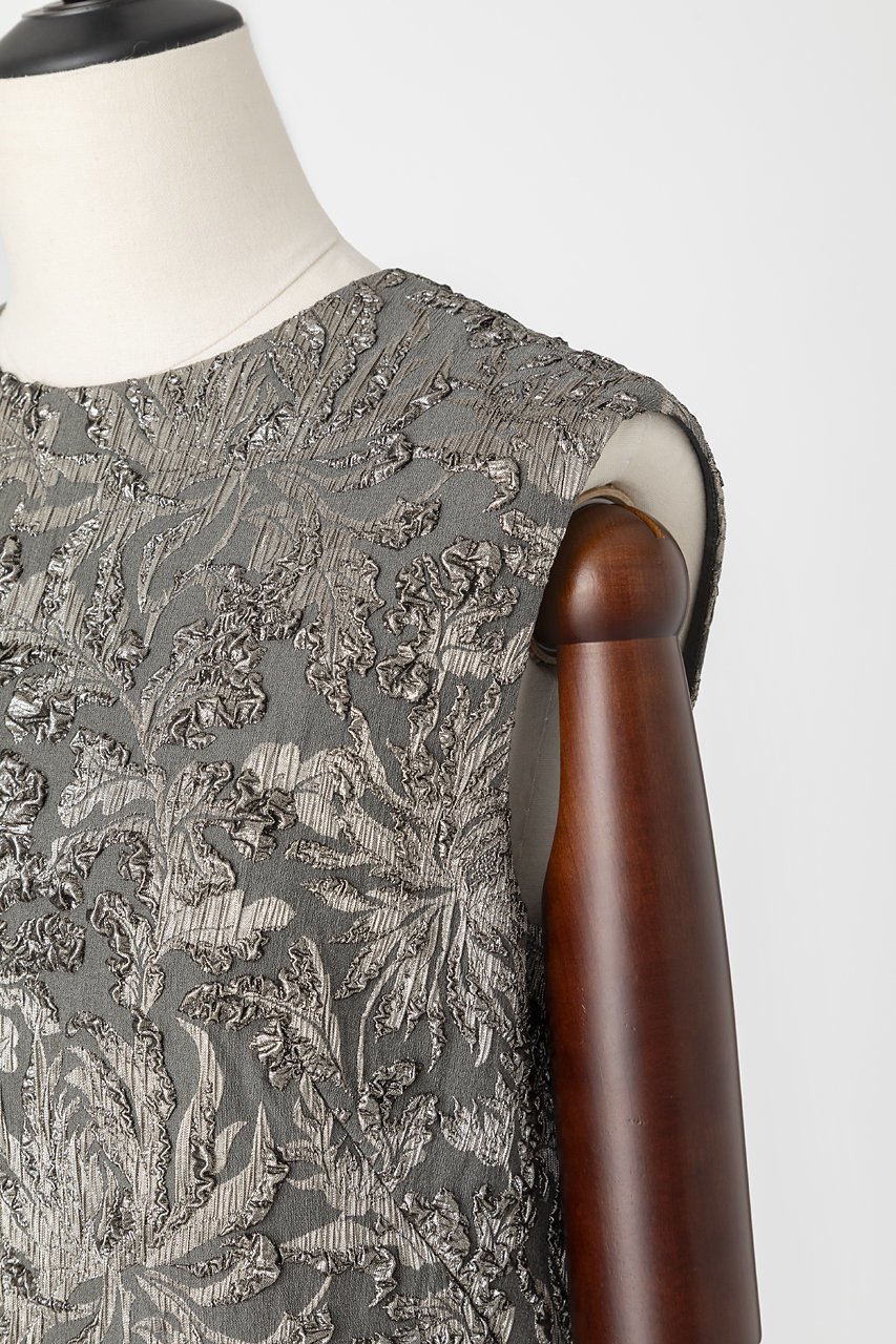 【オーヴィル/EAUVIRE】のジャカードアイラインマキシドレス 人気、トレンドファッション・服の通販 founy(ファニー) 　ファッション　Fashion　レディースファッション　Fashion for Women　アウター　Coat / Outerwear Collection　レディースジャケット・軽アウター　Jackets　ブルゾンジャケット・スポーティアウター　Blouson Jackets　ワンピース　Dresses　フォーマル・パーティードレス・結婚式用ドレス　Elegant & Casual Dresses　おすすめ　Recommended / Our Picks　ジャカード／ジャガード　Jacquard, Woven Pattern　ジャケット　Jacket, Outerwear　ストレッチ　Stretch, Stretchy Fabric　スリット　Slit, Slit Detail　ノースリーブ　Sleeveless, No-Sleeve　フランス　France, French　ブルゾン　Blouson, Bomber Jacket　リラックス　Relax, Relaxed Fit　再入荷　Restock / Back in Stock　other-5|ID: prp329100004813693 ipo3291000000035905803