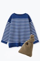 【レリル/lelill】の【limited set item】ハイテクボートニット + ボアバッグ 人気、トレンドファッション・服の通販 founy(ファニー) ファッション Fashion レディースファッション Fashion for Women トップス・カットソー Cut & Sew Tops ニット Knit Tops & Sweaters カジュアルプルオーバー・ニットトップス Pullovers & Knit Tops / Casual Pullovers カッティング Cutting Detail 軽量 Lightweight, Ultra Light ストレッチ Stretch, Stretchy Fabric タフタ Taffeta, Structured Fabric デコルテ Décolleté, Neckline 定番 Standard, Basic Item フィット Fit, Slim Fit A/W・秋冬 Autumn/Winter 新作・新入荷 New Arrivals / New In |ID:prp329100004813694