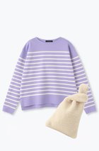 【レリル/lelill】の【limited set item】ハイテクボートニット + ボアバッグ パープル|ID: prp329100004813694 ipo3291000000034951804