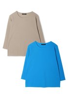 【レリル/lelill】の【limited set item】ハイテクリブニット 8分袖 2セット ブルー×ベージュ|ID: prp329100004813695 ipo3291000000034951812