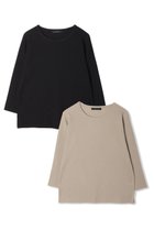 【レリル/lelill】の【limited set item】ハイテクリブニット 8分袖 2セット ブラック×ベージュ|ID: prp329100004813695 ipo3291000000034951814